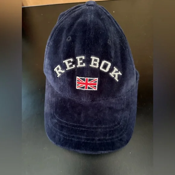 Reebok Accessories Very Rare Reebok Vintage Flexfit Blue Hat W